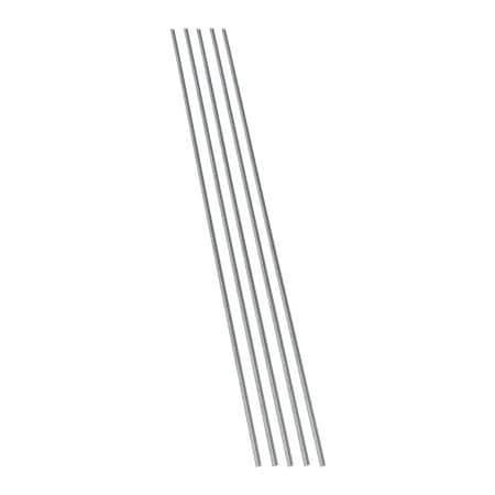 Acoustic Ceiling Products Palisade 94"L J-Trim in Frost Nickel , 5 Pack 19002PK